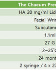 The Cheaum Premium filler No.2 - 20mg/ml (from US$ 48/ea)