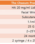 The Cheaum Premium filler No.3 - 20mg/ml (from US$ 48/ea)